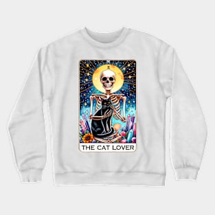 "The Cat Lover" Funny Tarot Card Crewneck Sweatshirt